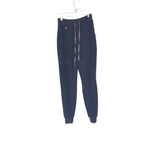Figs Women's Blue Zamora Jogger Scrub Pants Medical Nursing Hospital XXS